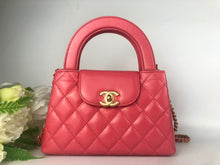 Load image into Gallery viewer, Chanel 23k dark pink Kelly, gold hdw (larger size)
