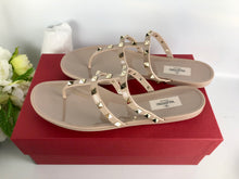 Load image into Gallery viewer, Valentino Rockstud jelly thong sandals 41 (fit 10 us)
