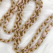 Load image into Gallery viewer, Chanel pink mini calfskin chevron, with gold hdw
