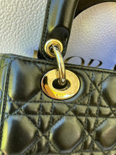 Load image into Gallery viewer, Lady Dior small black myABC, gold hdw with strap
