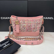 Load image into Gallery viewer, Chanel pink tweed small Gabrielle
