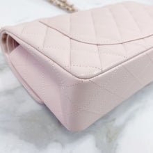 Load image into Gallery viewer, Chanel 21c small light pink caviar classic flap, light gold hdw
