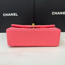 Load image into Gallery viewer, Chanel mini 20cm with top handle, pink caviar with gold hdw

