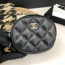 Load image into Gallery viewer, Chanel 19 tweed woc with round pouch
