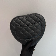 Load image into Gallery viewer, Chanel 22s black heart bag, gold hdw
