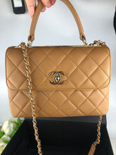 Load image into Gallery viewer, Chanel caramel trendy, gold hdw
