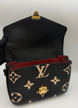 Load image into Gallery viewer, Louis Vuitton rare black / beige bicolour monogram emptiente Pochette Metis

