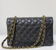 Load image into Gallery viewer, Chanel 29 series black caviar small classic flap, gold hdw
