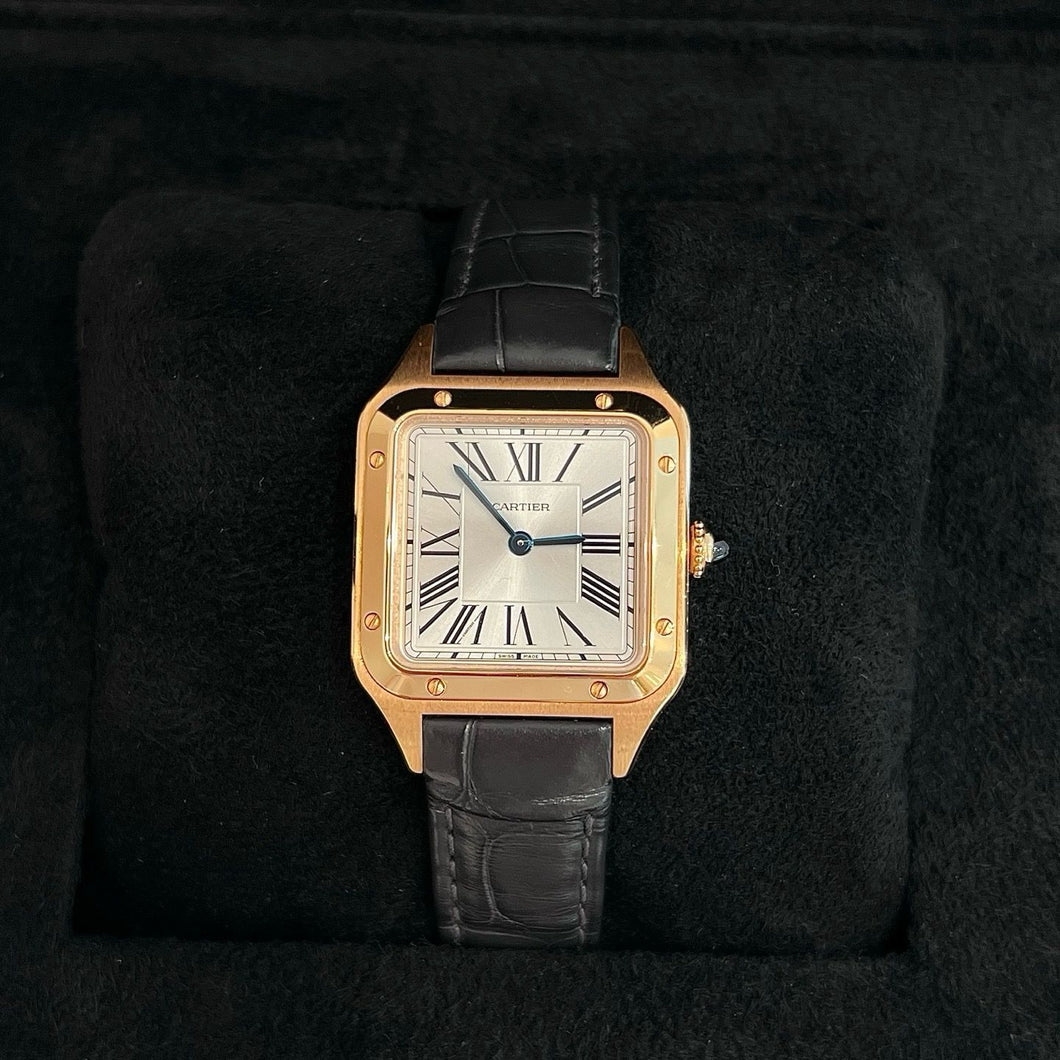 Cartier Santos Dumont watch 27.5mm WGSA0022 18k rose gold