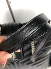 Load image into Gallery viewer, YSL Saint Laurent large loulou tote black, silver hdw
