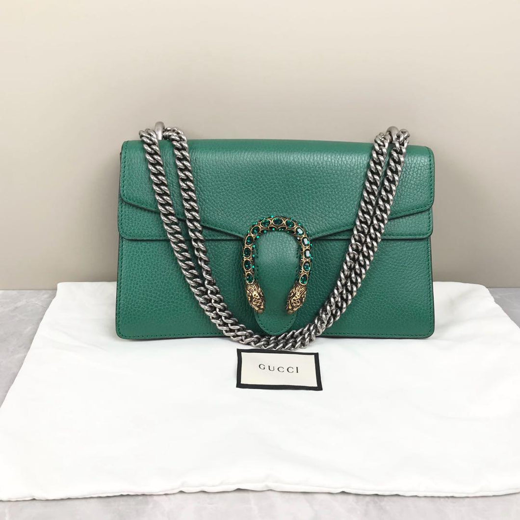 Gucci medium green Dionysus