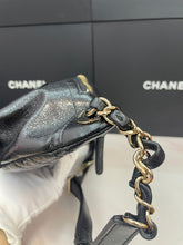 Load image into Gallery viewer, Chanel belt bag black, glazed calfskin with gold hdw
