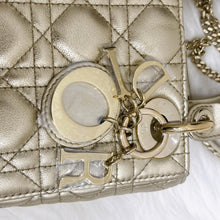 Load image into Gallery viewer, Lady Dior gold mini, gold hdw
