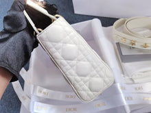 Load image into Gallery viewer, Lady Dior MyABC Dior bag white, with gold hdw
