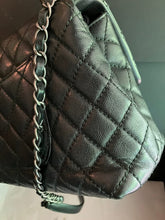 Load image into Gallery viewer, Chanel Black caviar medium coco handle, ruthenium hdw

