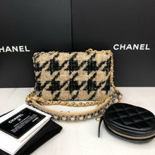 Load image into Gallery viewer, Chanel 19 tweed woc with round pouch
