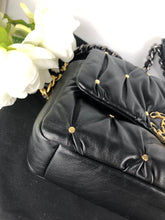 Load image into Gallery viewer, Chanel 19 small black studded lambskin
