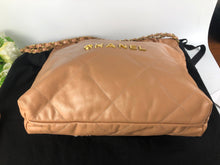 Load image into Gallery viewer, Chanel 22 small caramel with pouch
