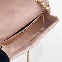 Load image into Gallery viewer, Chanel pink mini calfskin chevron, with gold hdw
