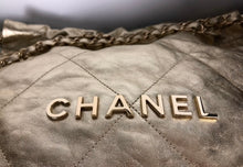 Load image into Gallery viewer, Chanel 22 in gold calfskin, gold hdw
