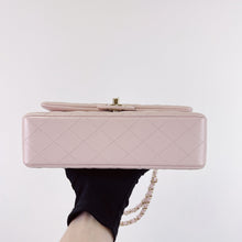 Load image into Gallery viewer, Chanel 21c small light pink caviar classic flap, light gold hdw
