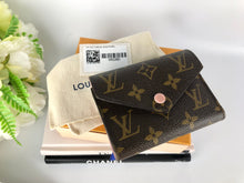 Load image into Gallery viewer, Louis Vuitton monogram / pink victorine wallet
