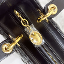 Load image into Gallery viewer, Lady Dior black medium lambskin, gold hdw
