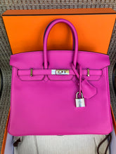 Load image into Gallery viewer, Hermes Birkin 25 Magnolia Swift with palladium hdw. Stamp U (2022)
