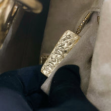 Load image into Gallery viewer, Lady Dior gold snakeskin mini, gold hdw
