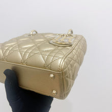 Load image into Gallery viewer, Lady Dior gold mini, gold hdw
