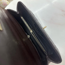 Load image into Gallery viewer, Chanel brown caviar coco handle medium with gold hdw.
