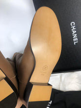 Load image into Gallery viewer, Chanel brown leather riding boots size 41.5
