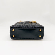 Load image into Gallery viewer, Lady Dior small black with gold hdw
