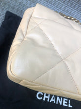 Load image into Gallery viewer, Chanel 19 beige small lambskin, mixed gold hdw
