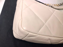 Load image into Gallery viewer, Chanel 19 in light beige lambskin, mixed gold hdw
