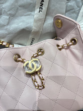 Load image into Gallery viewer, Chanel 26p light pink caviar mini 25 bag, gold hdw
