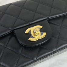 Load image into Gallery viewer, Chanel black mini lambskin, gold hdw 30 series
