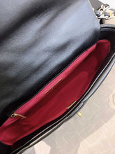 Load image into Gallery viewer, Chanel small black lambskin 19, with mixed gold hdw
