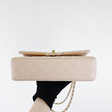 Load image into Gallery viewer, Chanel 22c light beige caviar medium classic flap, light gold hdw
