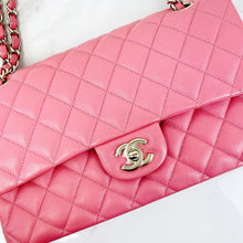 Load image into Gallery viewer, Chanel pink caviar medium classic, gold hdw 28 series
