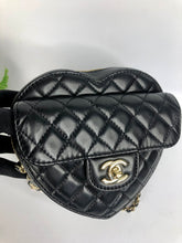 Load image into Gallery viewer, Chanel 22s CC in love lambskin large heart bag
