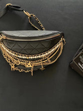 Load image into Gallery viewer, Chanel 28 series belt bag with pearl strap
