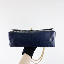 Load image into Gallery viewer, Chanel navy blue calfskin 226 medium reissue, gold hdw
