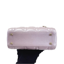 Load image into Gallery viewer, Lady Dior mini pink pearl, gold hdw
