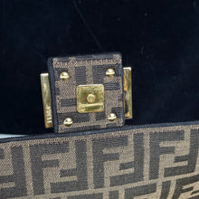Load image into Gallery viewer, Fendi medium baguette, tobacco brown jacquard
