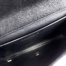 Load image into Gallery viewer, Chanel black caviar timeless clutch, silver hdw, 18 series
