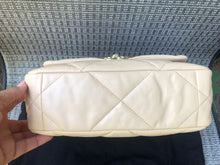 Load image into Gallery viewer, Chanel 19 beige small lambskin, mixed gold hdw
