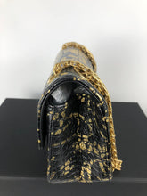 Load image into Gallery viewer, Chanel Egyptian graffiti mini reissue, rare from 19A collection croc embossed calfskin
