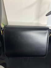 Load image into Gallery viewer, Celine 2023 black Classic Teen Triomphe, with shiny gold hdw.

