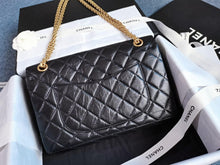 Load image into Gallery viewer, Chanel black calfskin reissue 226 medium, with gold hdw
